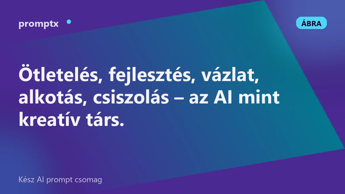 Kreatív munka AI-val – ötlettől a kész tartalomig