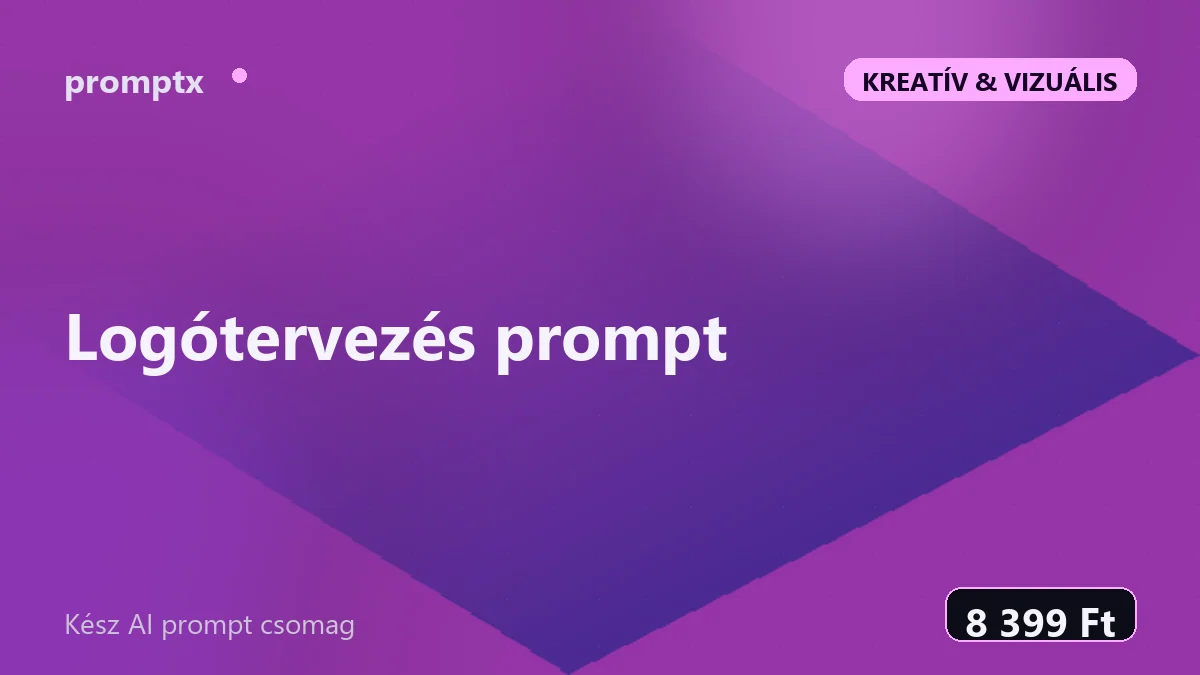 Logótervezés prompt – kész AI prompt csomag